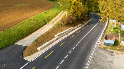 Strassensanierung am Bözbergpass