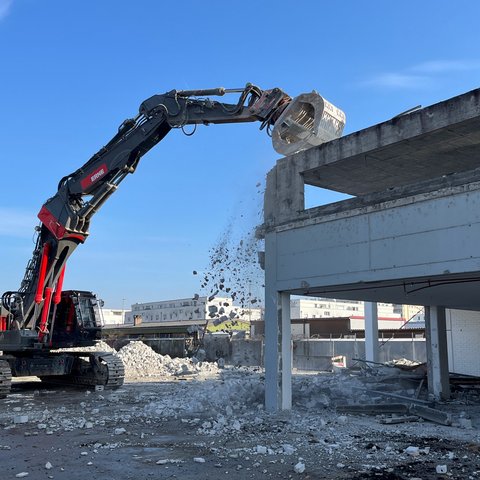 Tiefbau Augst Rückbau Rheinstrasse