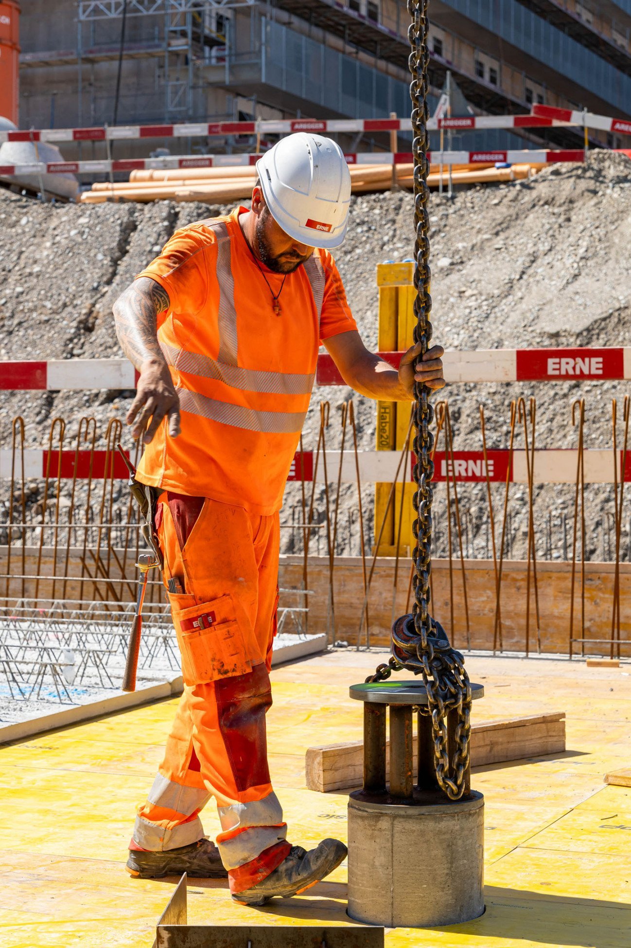 Hochbau Regensdorf ZWHATT-Areal Bauarbeiter