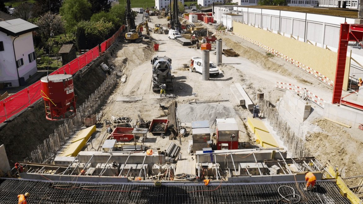 Tunneldecke Ostumfahrung Bad Zurzach
