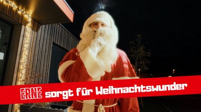 Allzeit bereit, auch bei Spezialaufträgen: ERNE rettet Weihnachten