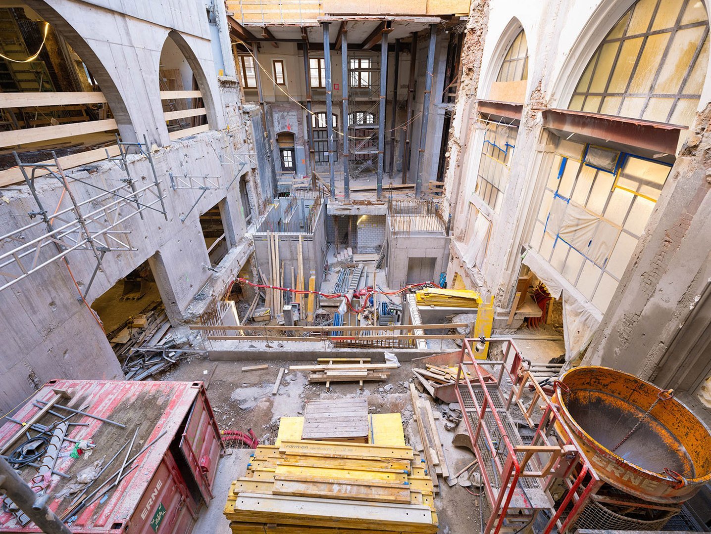 Umbau Sanierung alte Hauptpost Basel