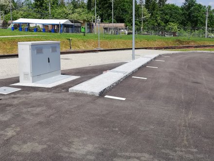 Tiefbau Kaisten BASF E-Parplatz