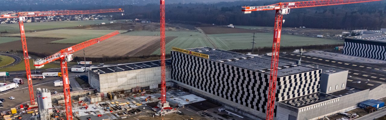 Hochbau Hunzenschwil Neubau Halle Lagerhäuser Aarau
