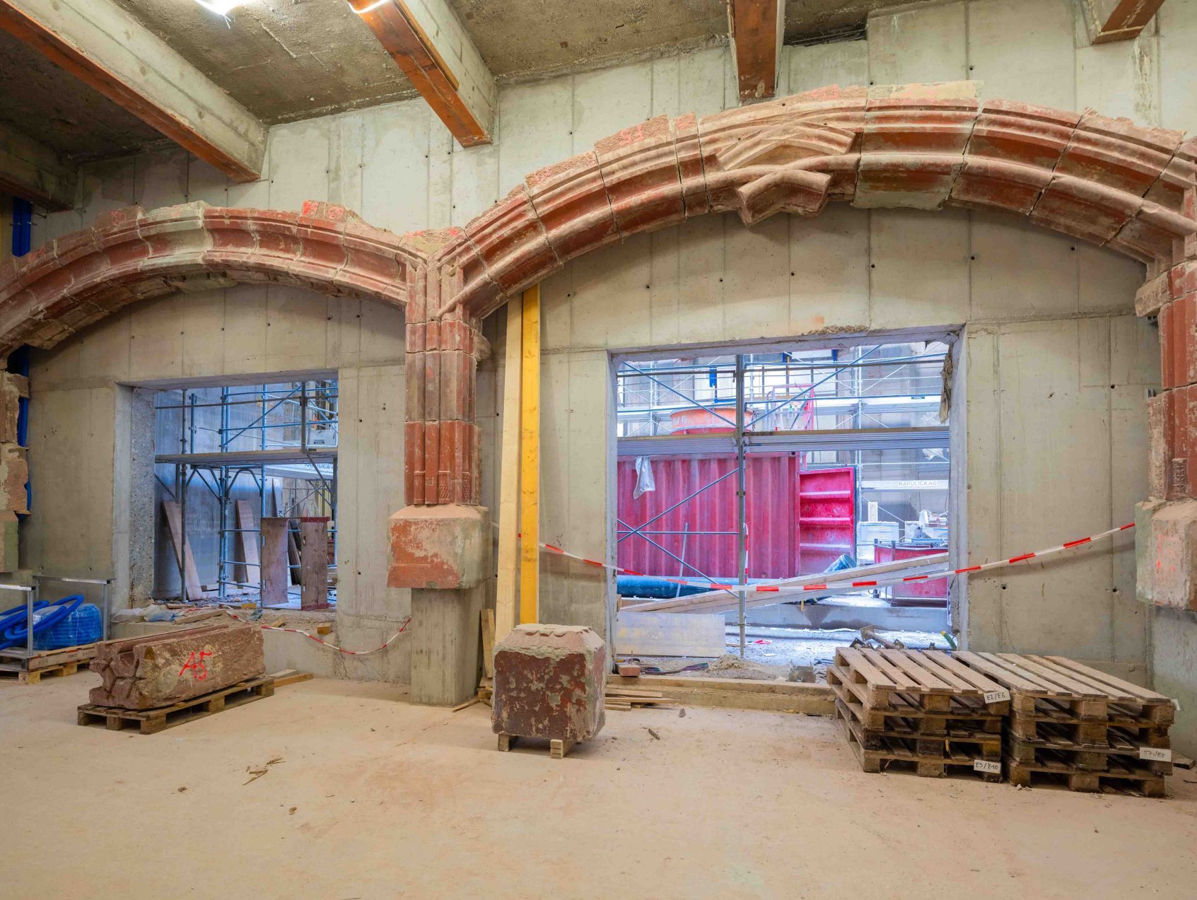 Umbau Renovation alte Hauptpost Basel