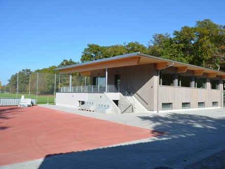 Hochbau Rheinfelden Neubau Garderobengebäude und Clubhaus