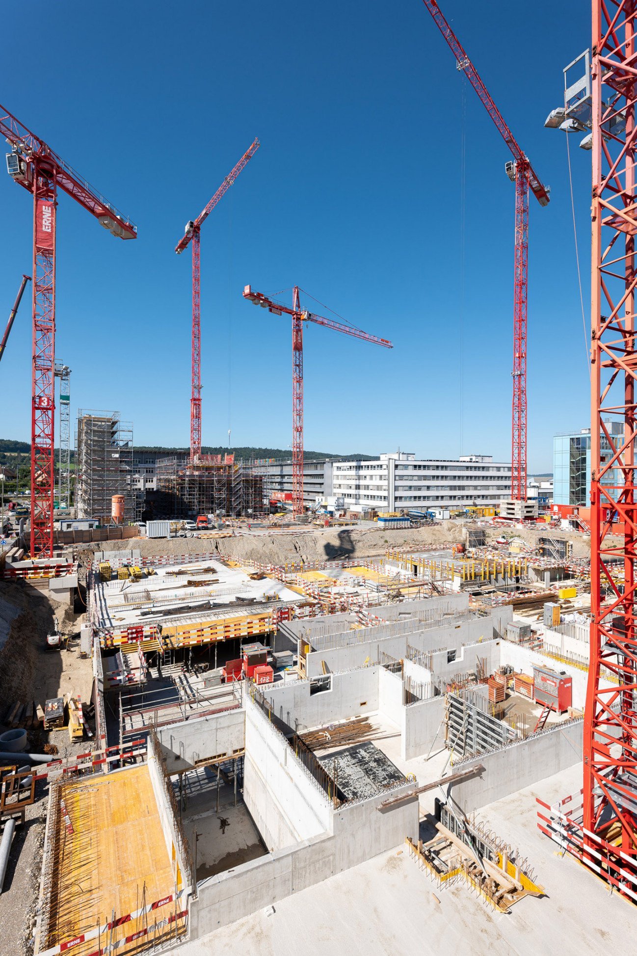 Gewerbebau ZWHATT-Areal Baustelle