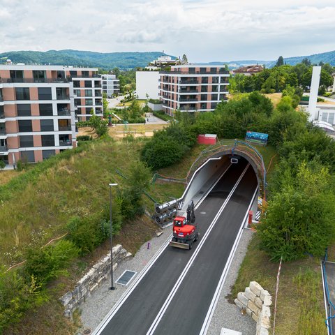 Tiefbau Bad Zurzach Sanierung Tunnel Nordumfahrung