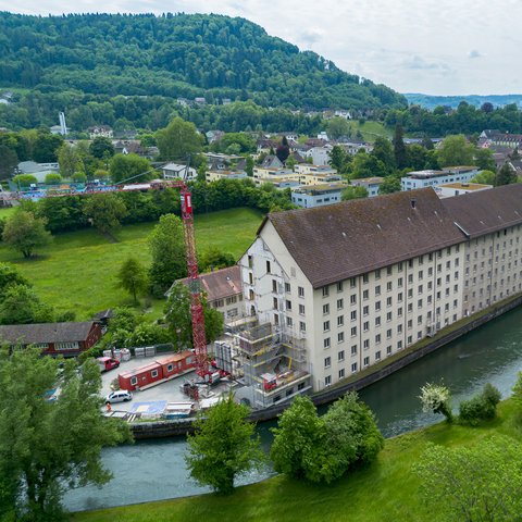 Umbau Turgi Spinnerei Haus Ost