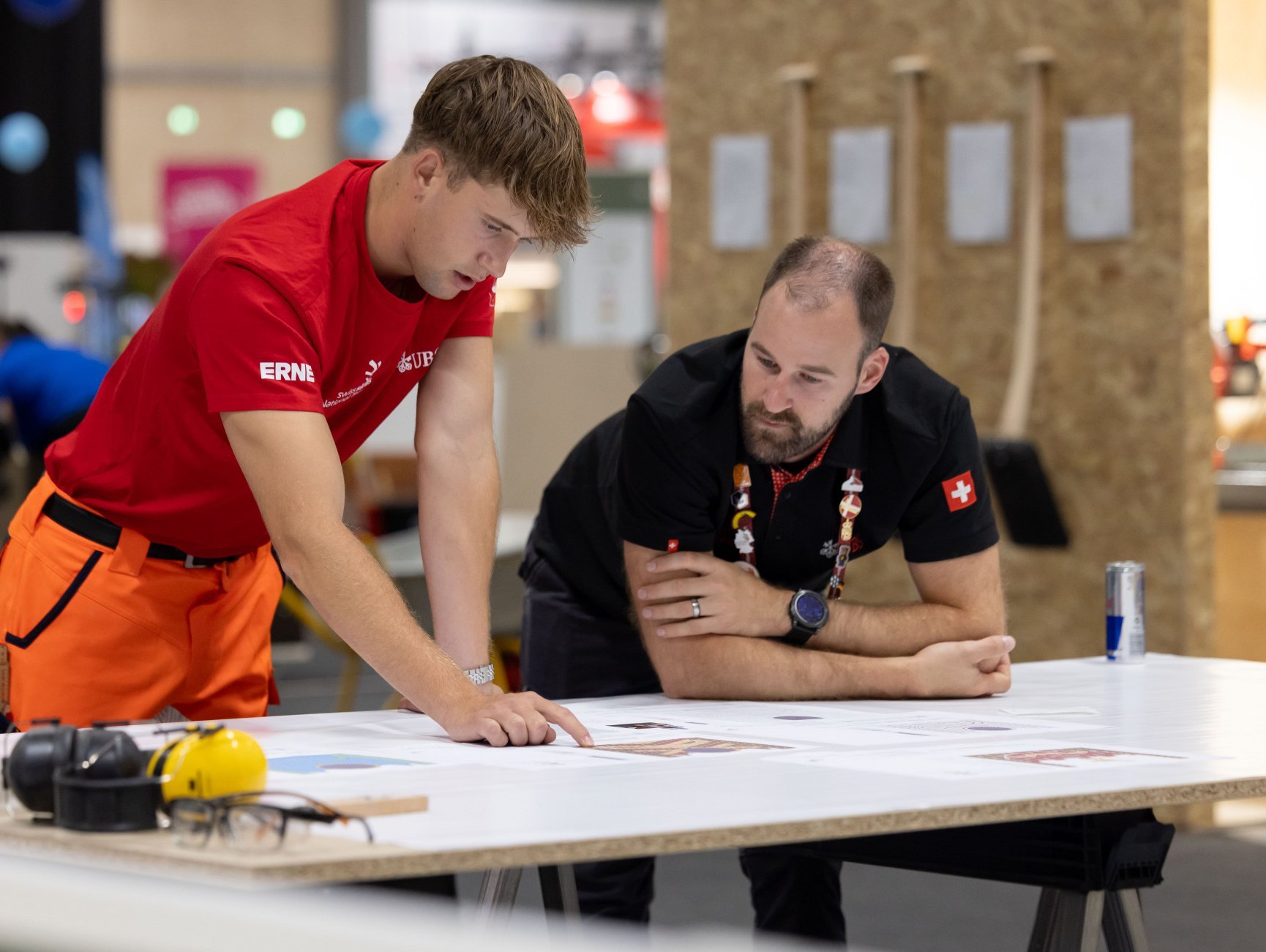 Mattia mit Beat EuroSkills 2025 Wettkampf