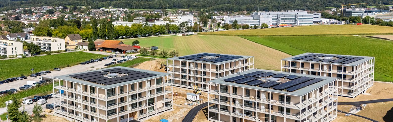 Hochbau Stein Wohnüberbauung Neumatt
