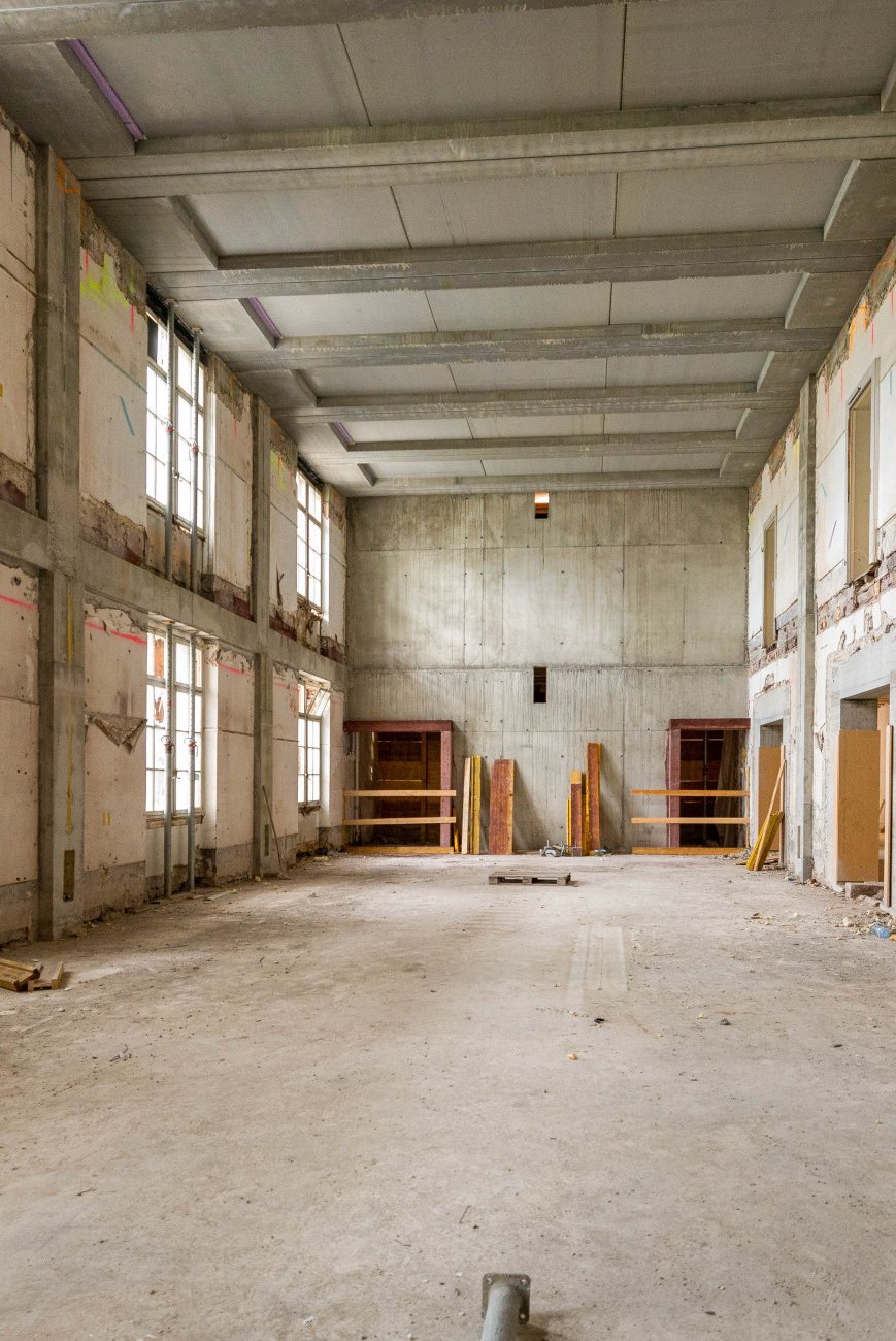 Umbau Kaserne Basel Entkernung