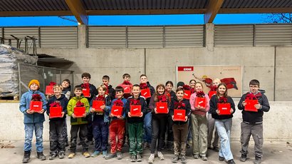 Neugier trifft Baupower - Nationaler Zukunftstag bei ERNE