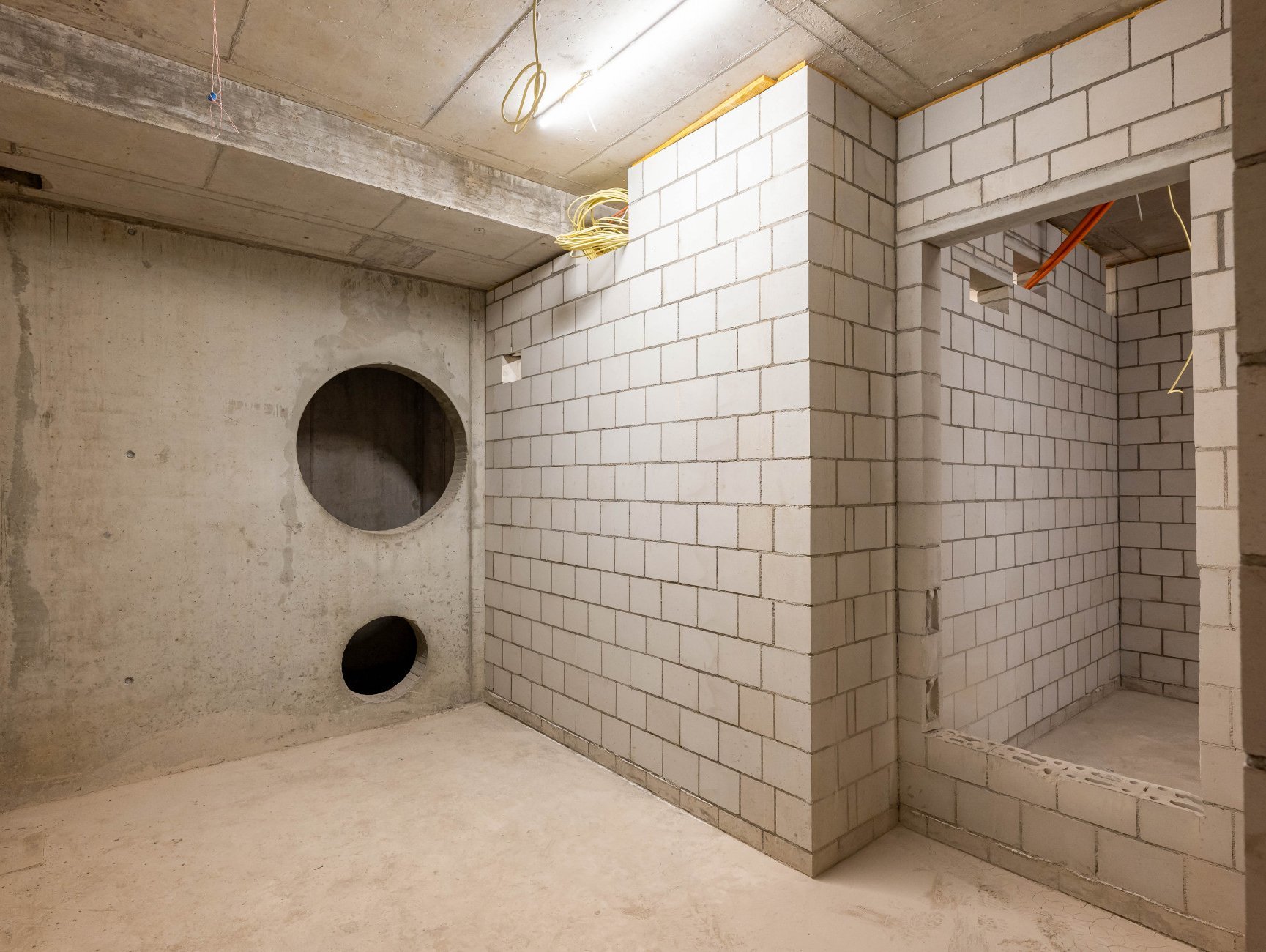 Gewerbebau ZWHATT Regensdorf Mauerwerk