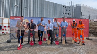 Spatenstich für das neue Rechenzentrum in Glattbrugg