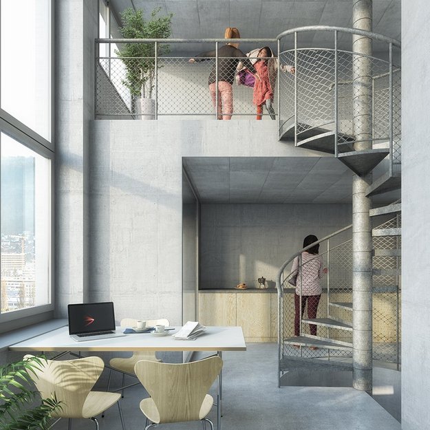 Neubau Koch-Areal Zürich - 85 Meter Hochhaus für Wohnen und Gewerbe