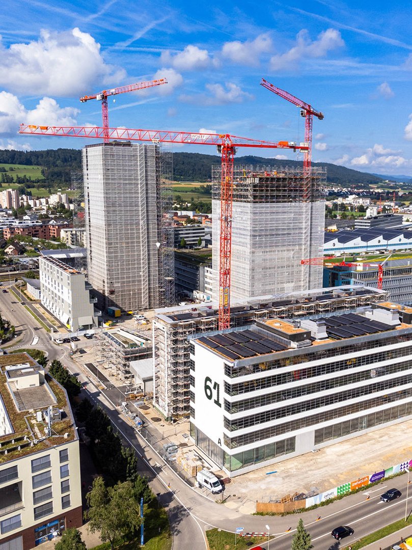 Neubau Stadtquartier ZWHATT Regensdorf-Watt