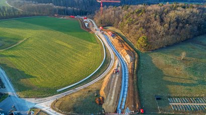 Komplexer Infrastrukturbau - Teilverkabelung «Gäbihübel»