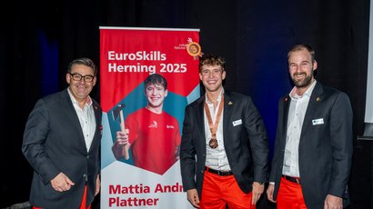 Mattia Plattner erhält offiziell Bronzemedaille bei den EuroSkills 2025